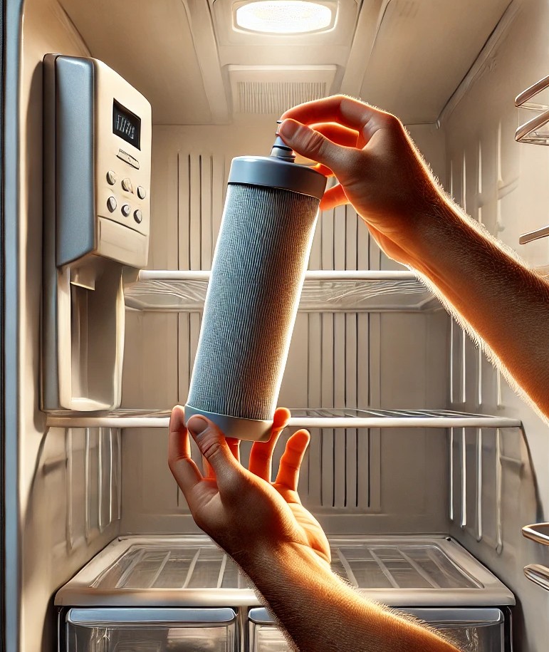 كيف تغير فلتر ثلاجة GE للحفاظ عليها بحالة ممتازة