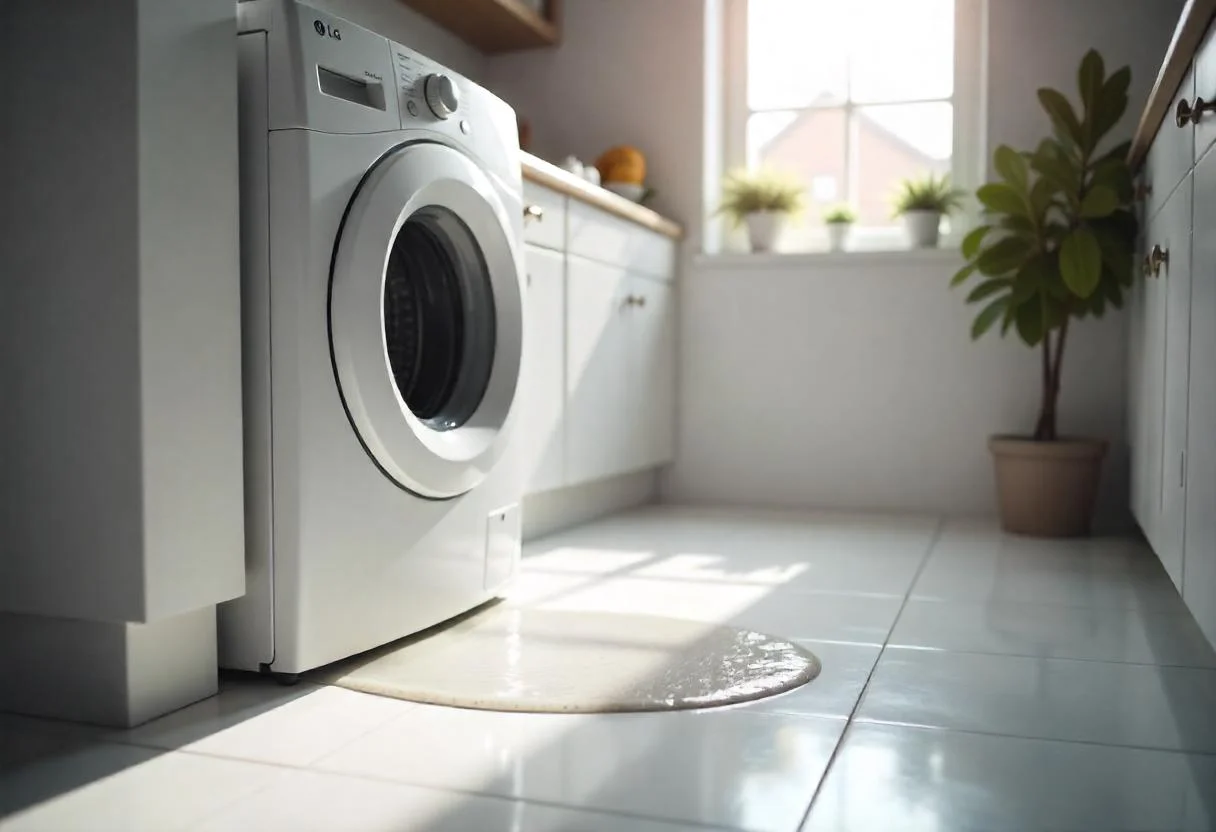 أهم 7 أسباب لتسرب غسالة LG وكيفية إيقافه
