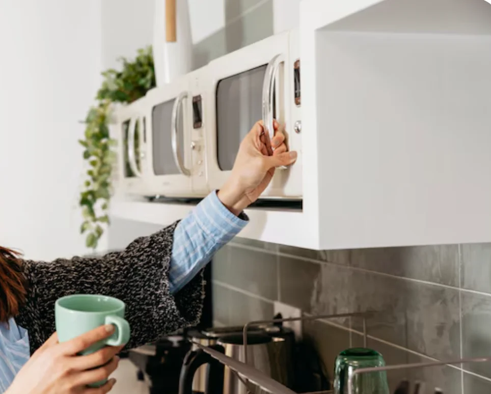 كيف تستخدم ميكروويف Samsung خطوة بخطوة