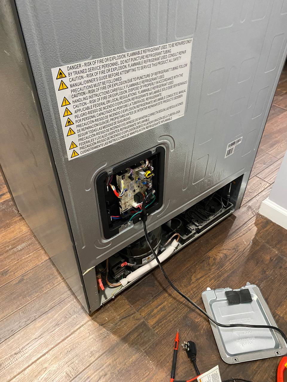 مشكلات ضاغط ثلاجة LG