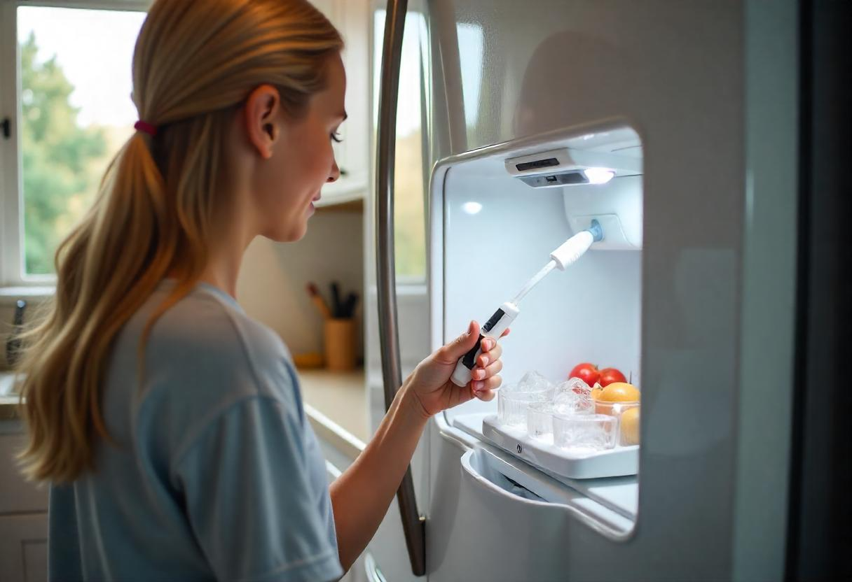 إصلاح موزع الثلج في ثلاجة LG