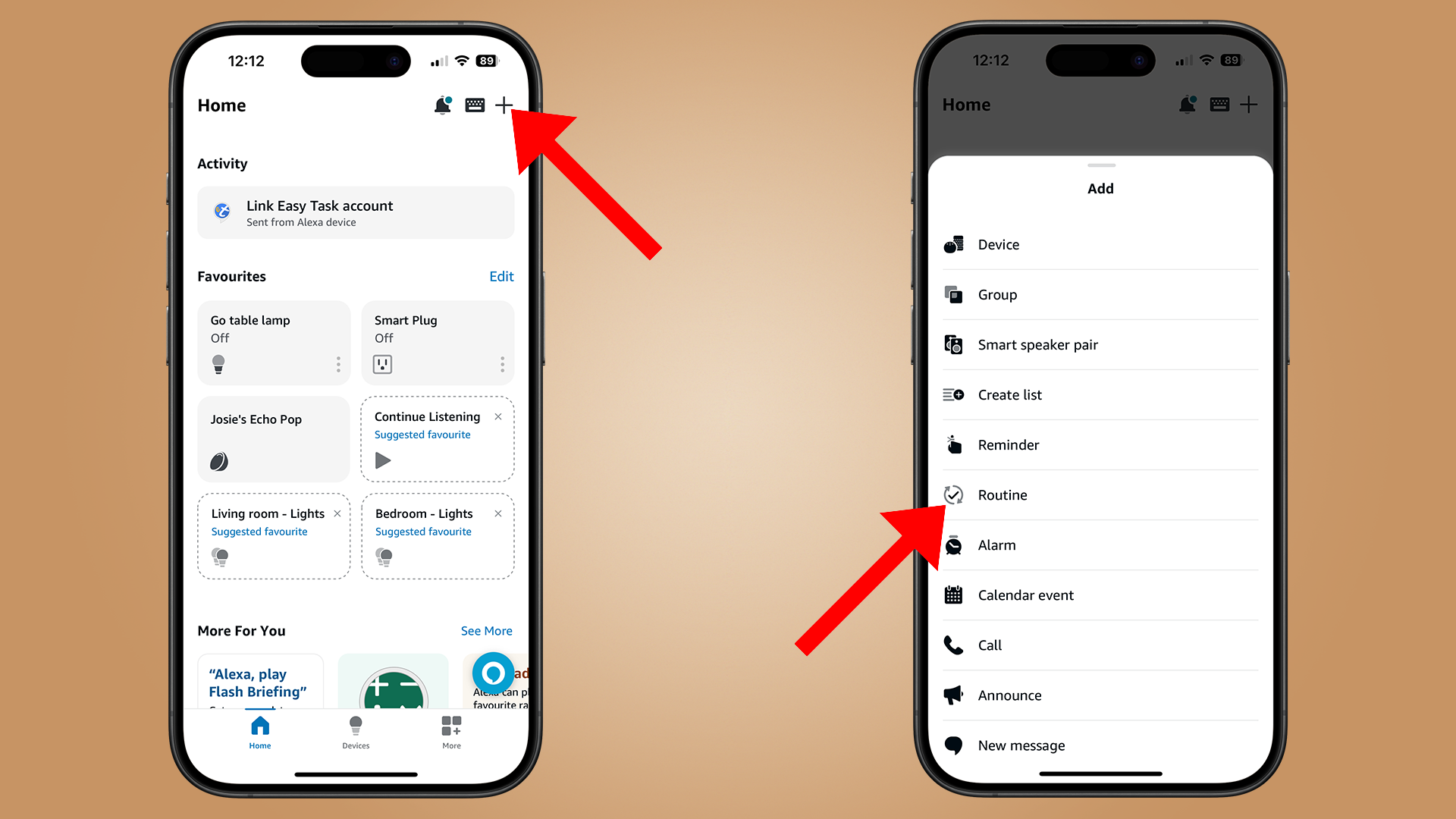 خطوات إعداد روتين على Alexa