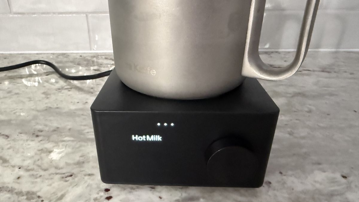إعداد الحليب الساخن في Terra Kaffe Aero