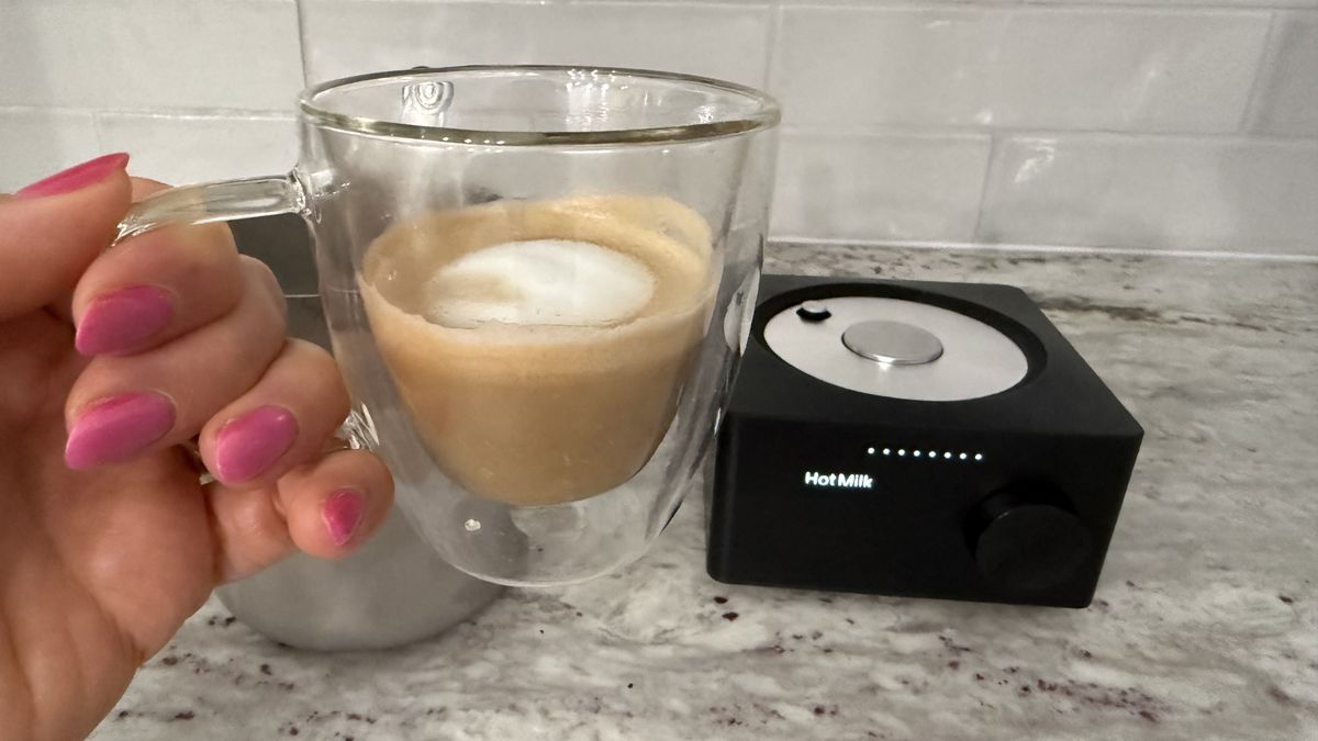 إعداد الحليب الساخن في Terra Kaffe Aero