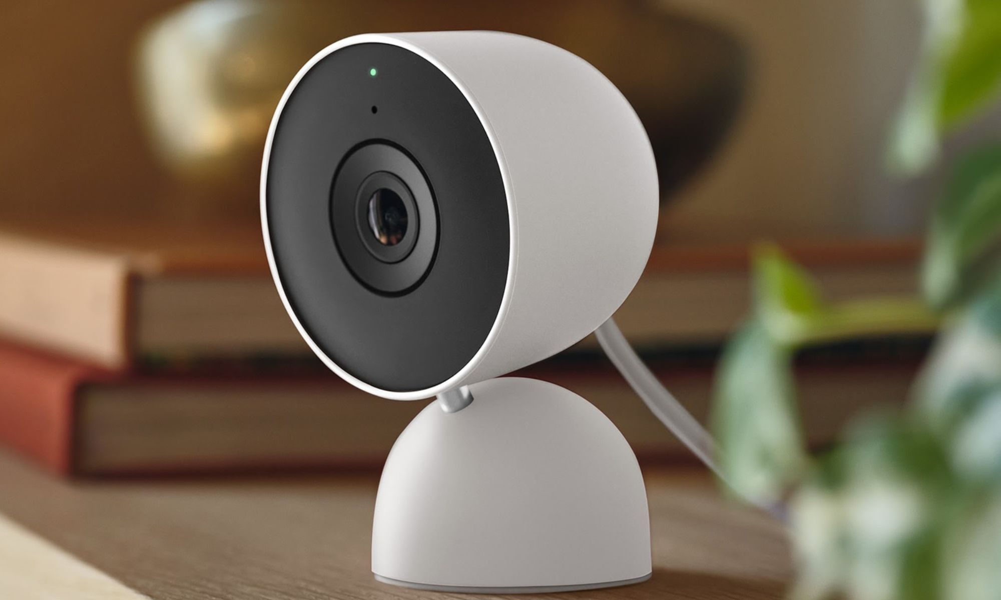 Cámara de sobremesa con cable para interiores Google Nest Cam