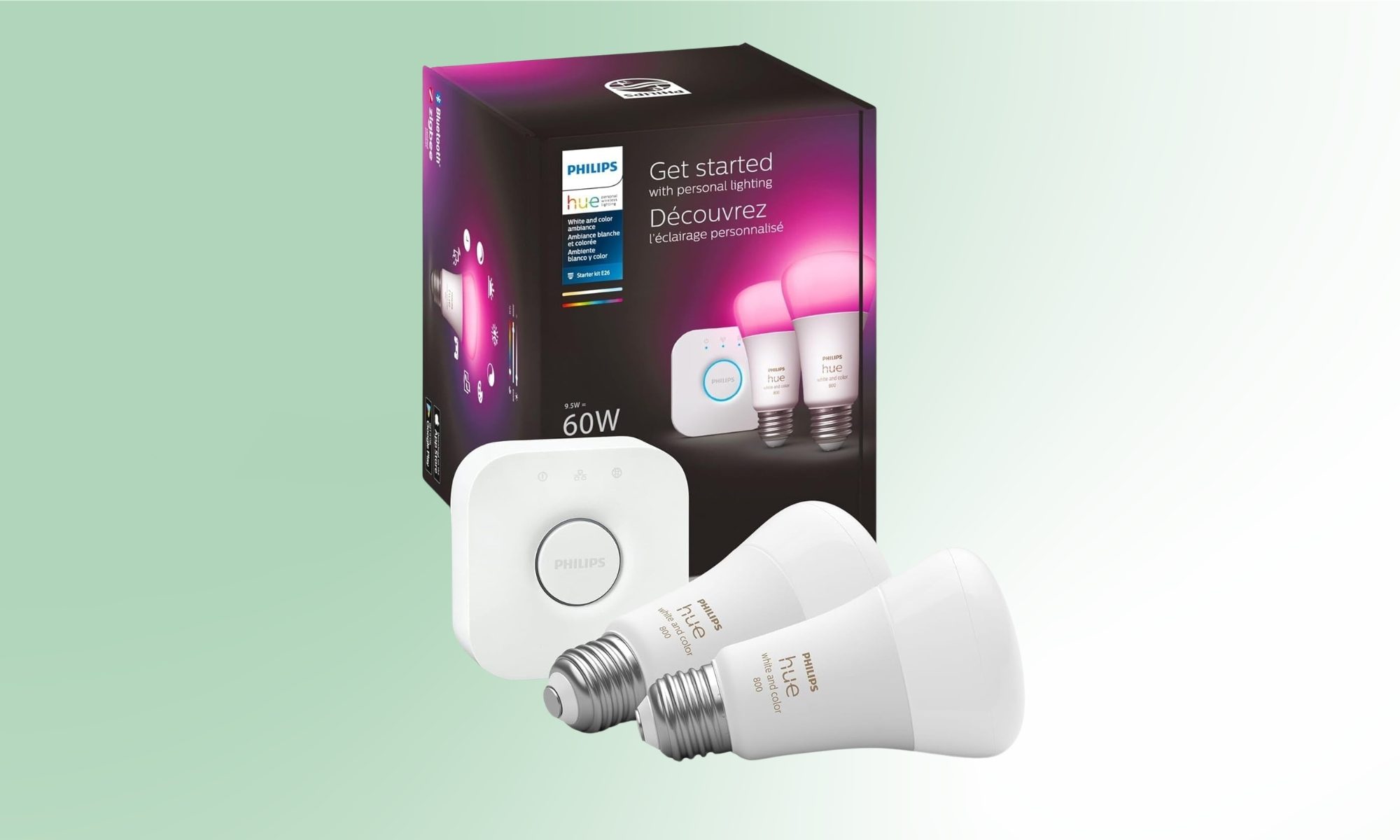 Verlichting, elektronica, fles
