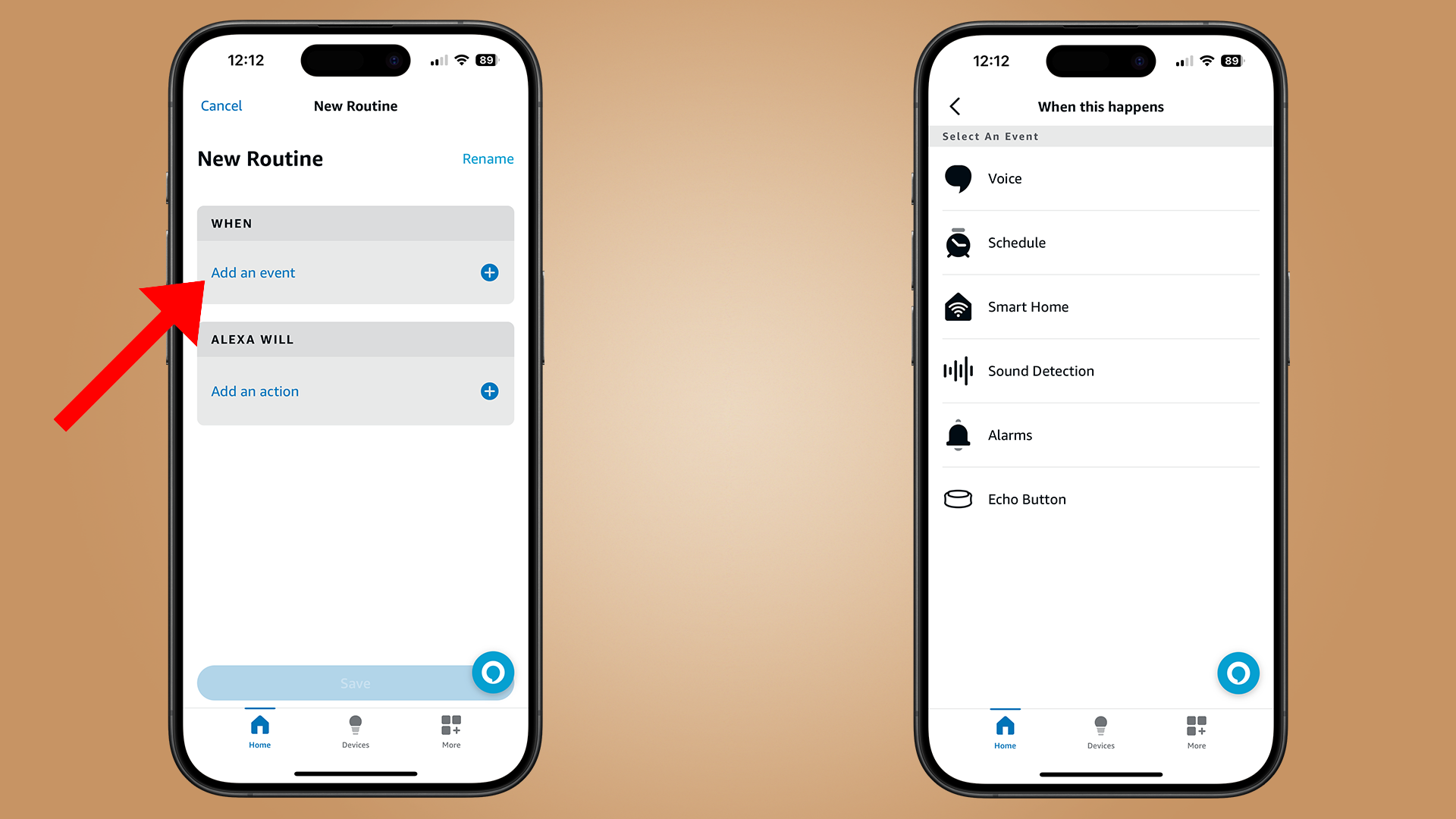 خطوات إعداد روتين على Alexa