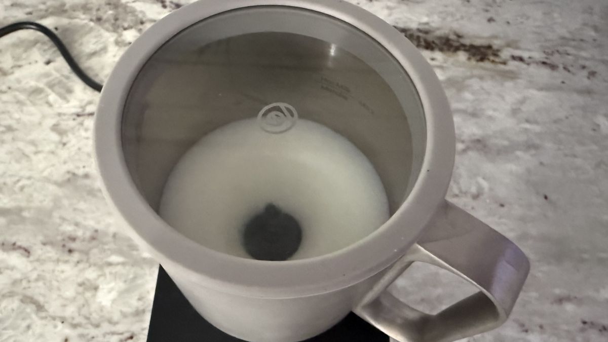 إعداد الحليب الساخن في Terra Kaffe Aero