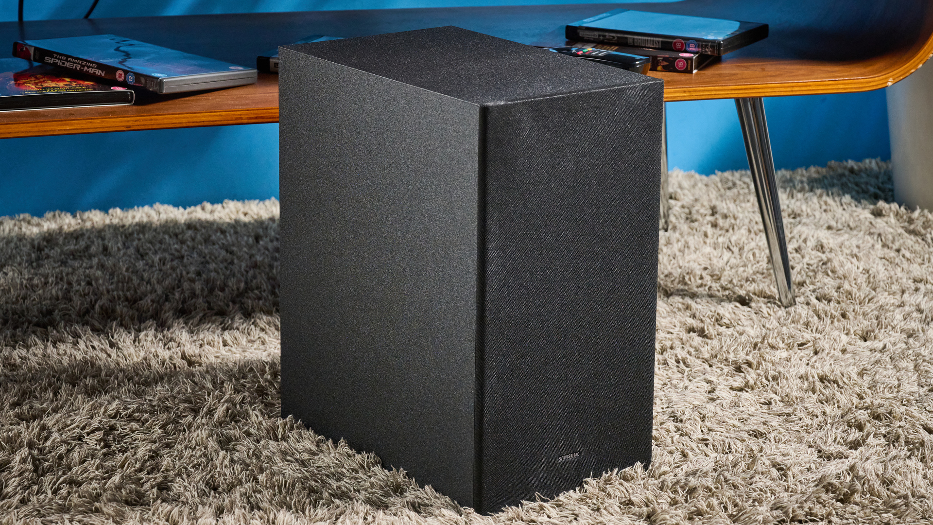 the samsung q600f premium soundbar and subowoofer in black