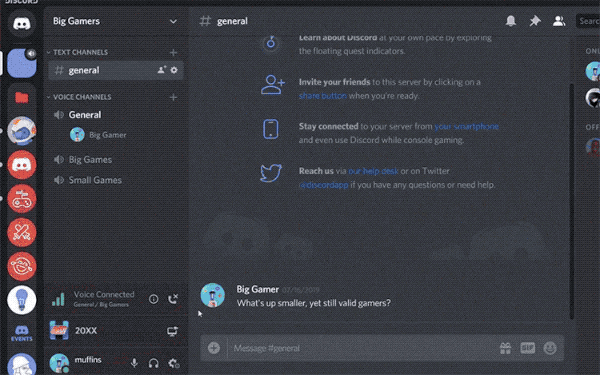 Discord in action