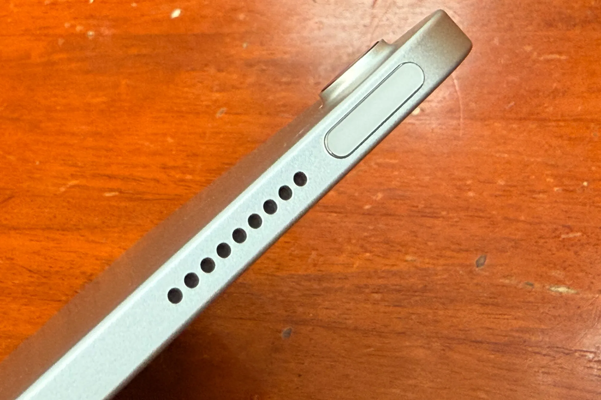 Touch ID power button on the 11th Gen iPad.