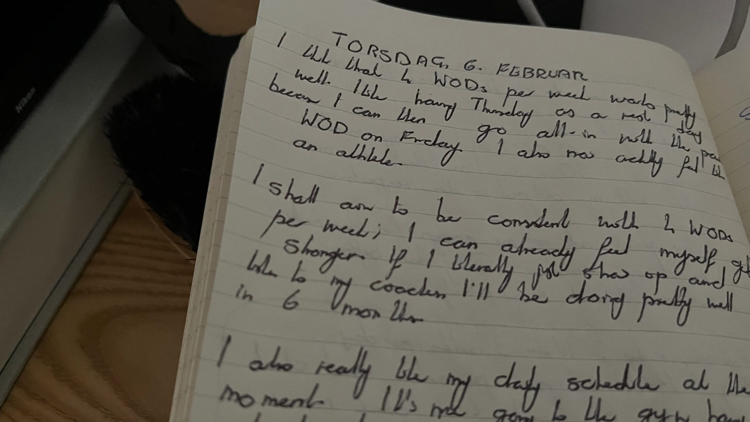 Paper Journal on a Notepad