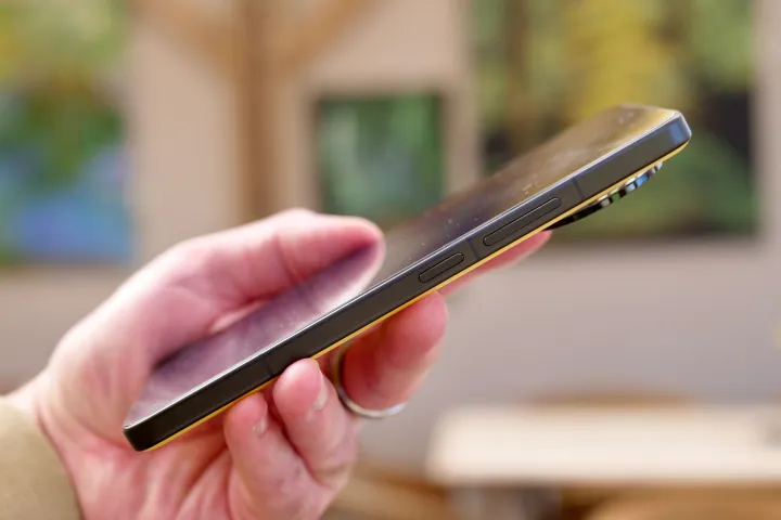 The side of the Poco F7 Ultra.