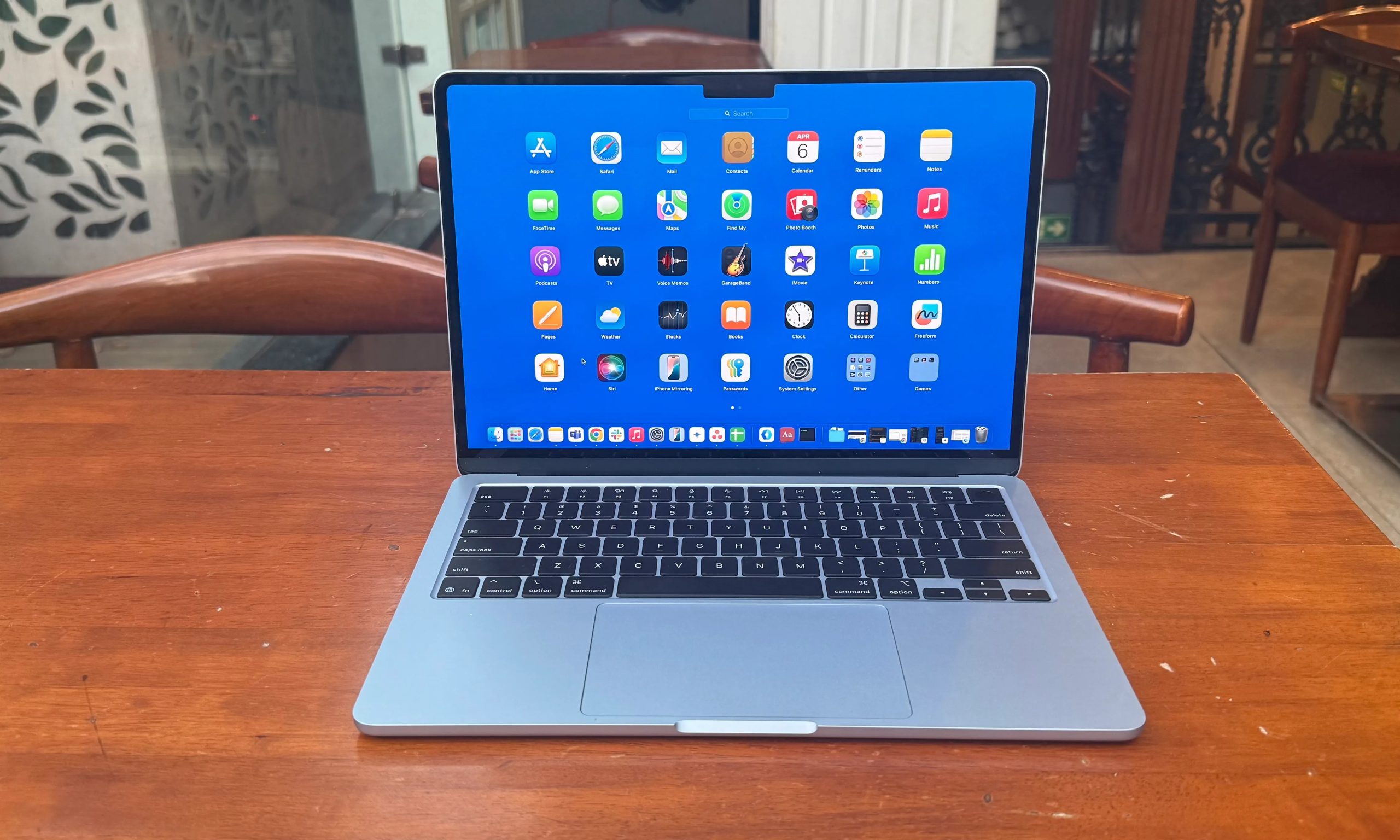 Home apps on M4 MacBook Air.