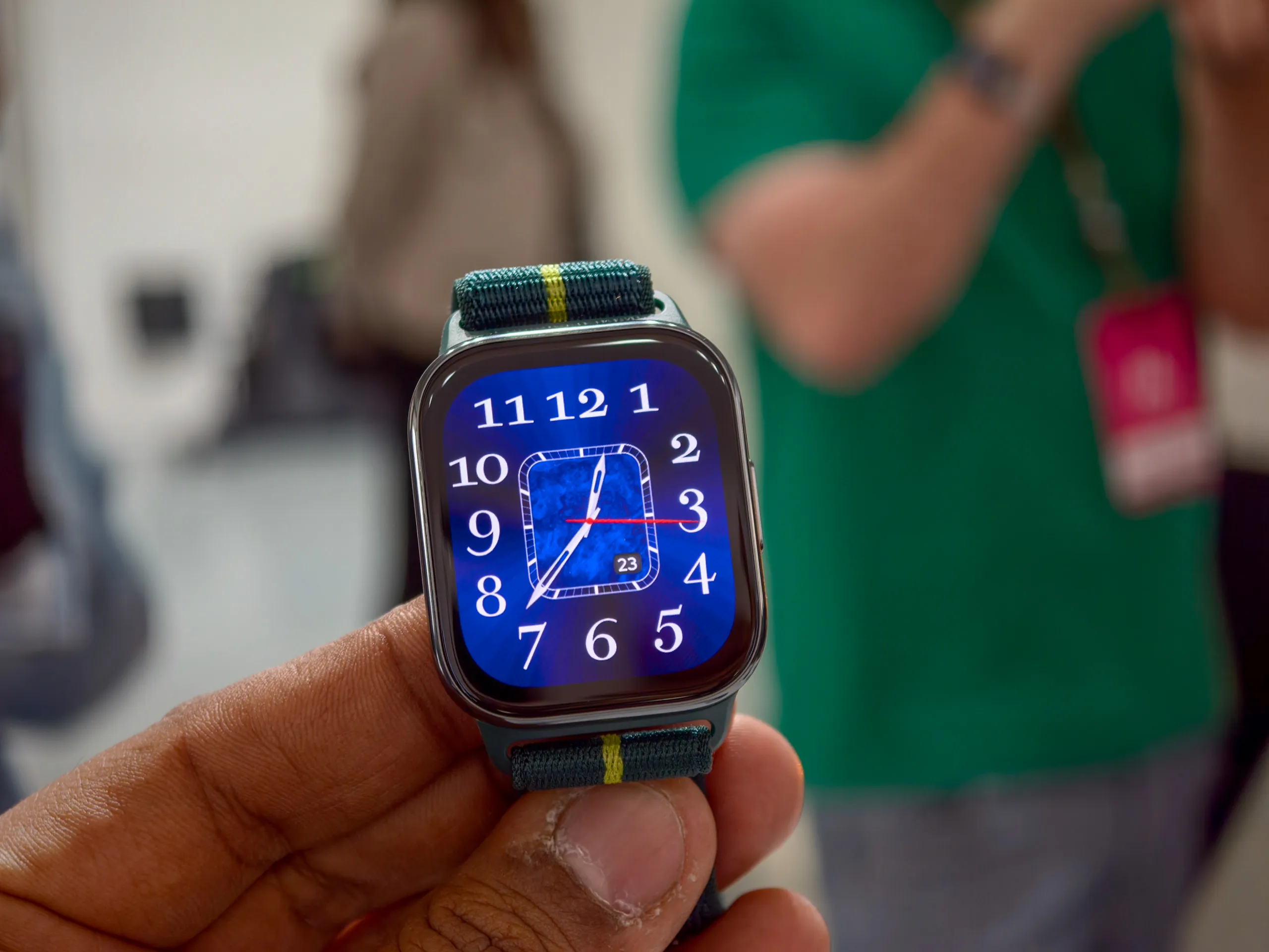 Watch face on the new Moto Watch Fit 2025