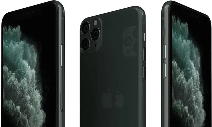 iPhone 11 Pro باللون الأخضر منتصف الليل.