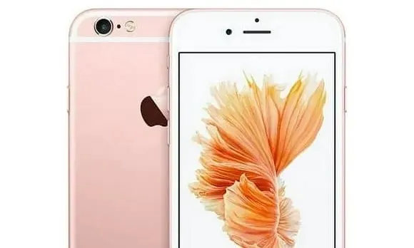 iPhone 6s in Rose Gold.