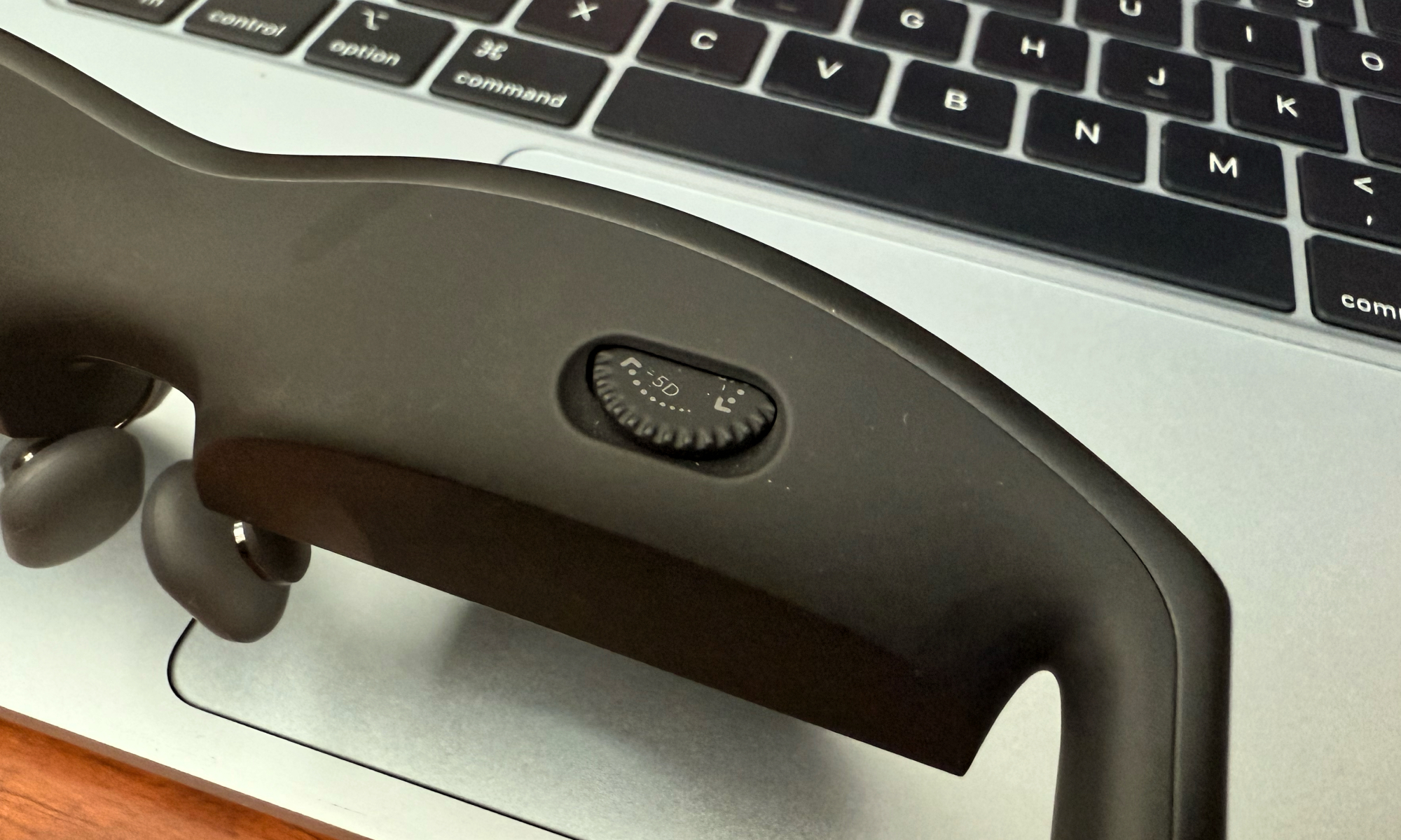 Vision dial on Viture One smart glasses.