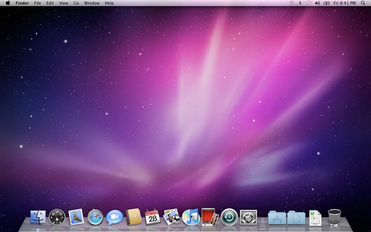 Mac OS X 10.6 Snow Leopard.