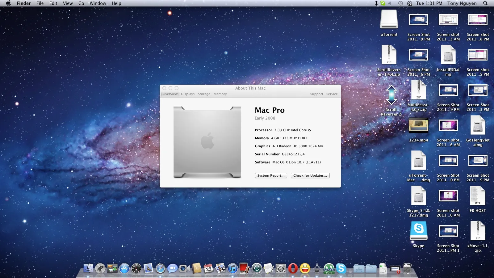 OS X 10.7 Lion.