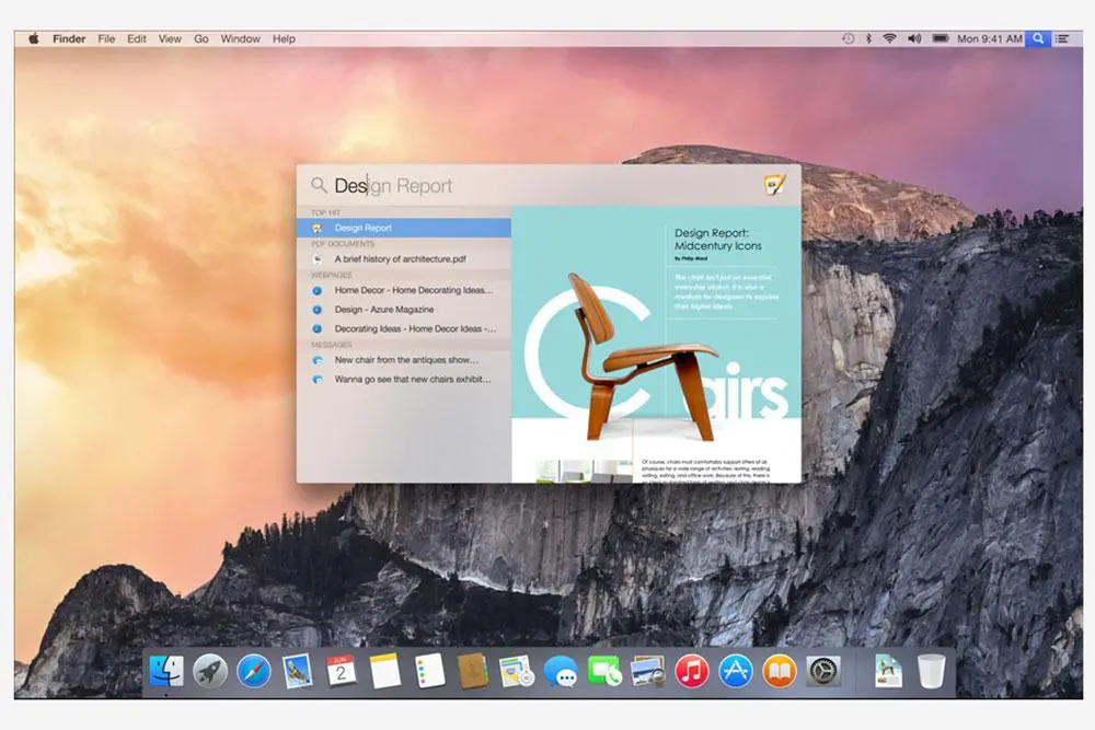OS X Yosemite.
