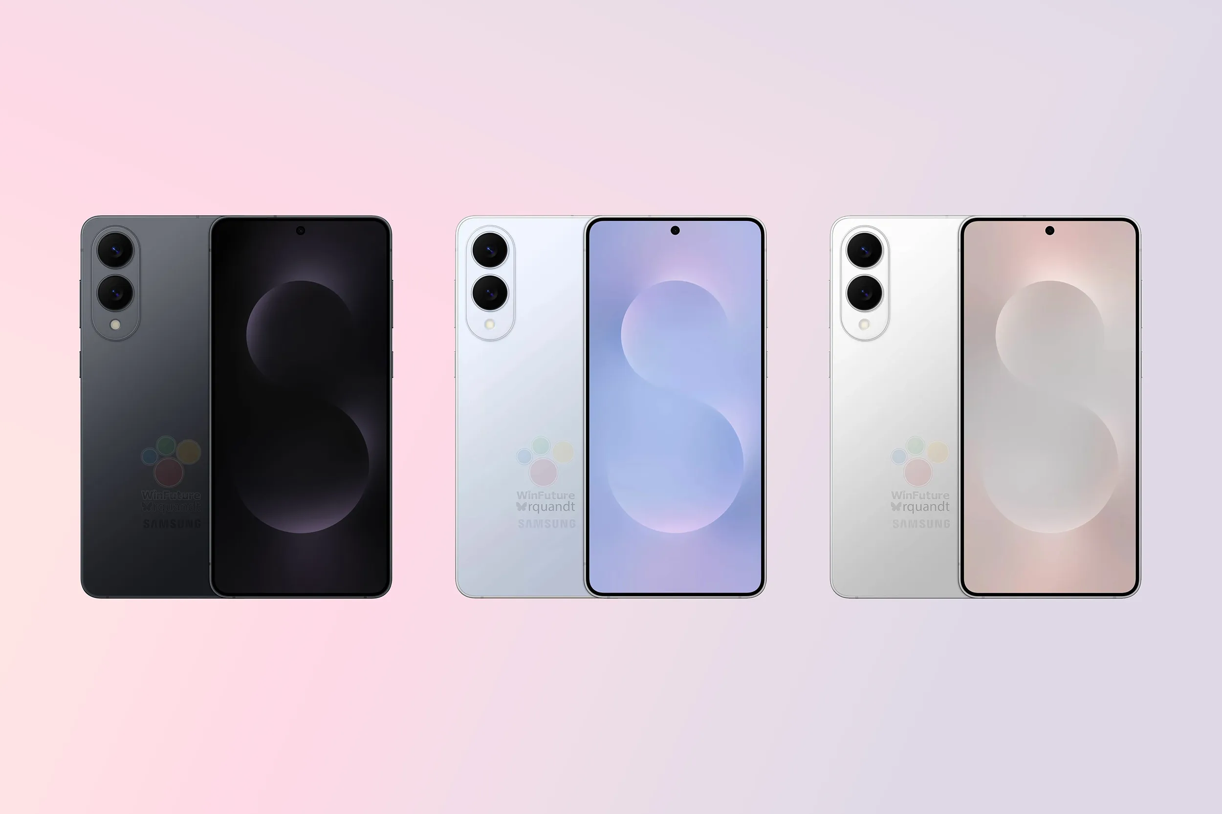 تسريبات صور رقمية لألوان Samsung Galaxy S25 Edge.