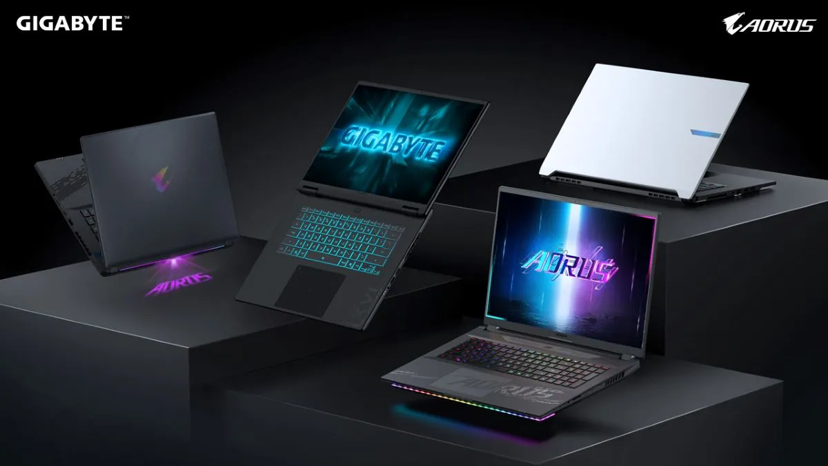 Gigabyte AERO X16 among other laptops.