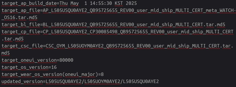Code strings with OS details version, and target wearos version
