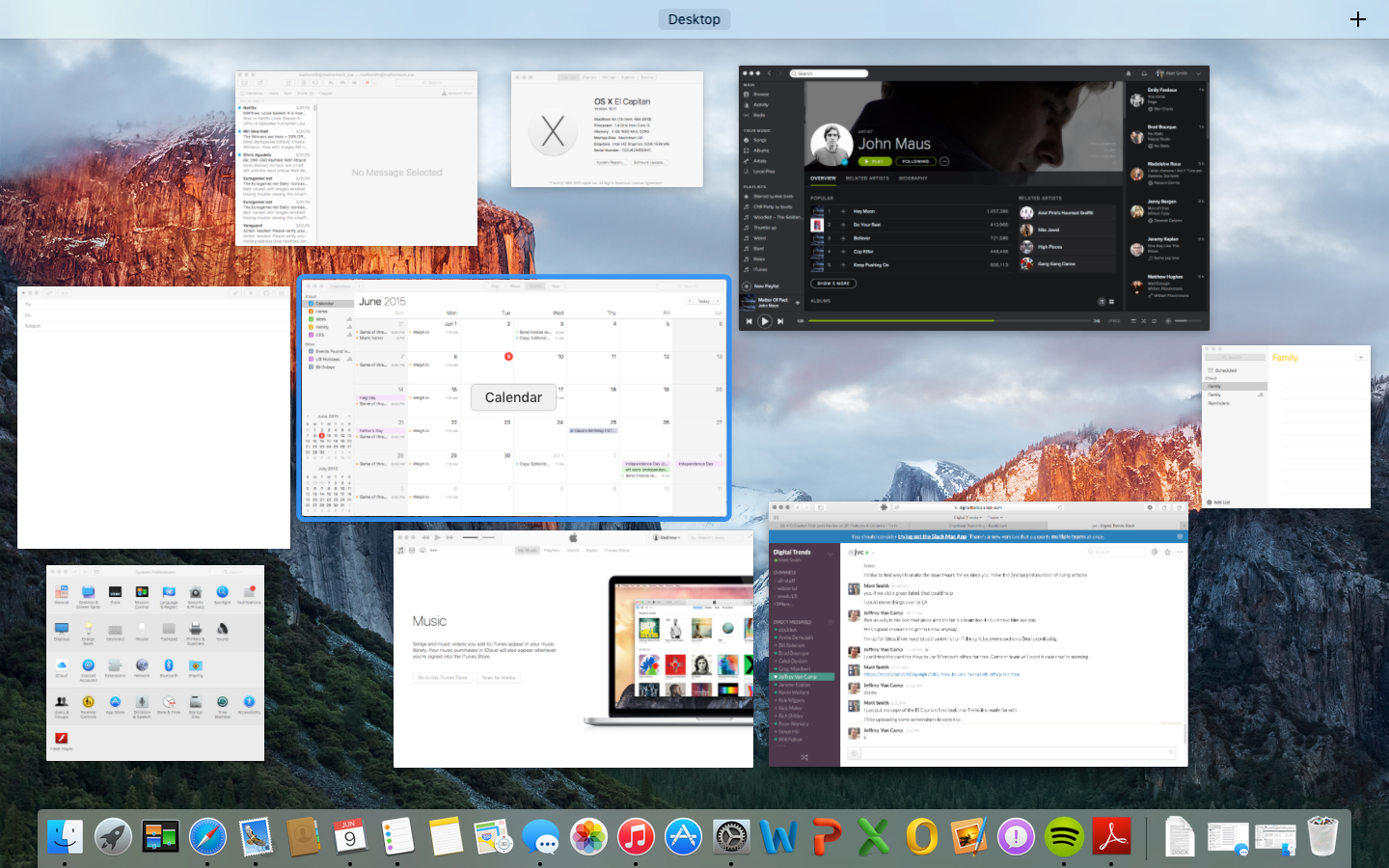 OS X 10.11 El Capitan.