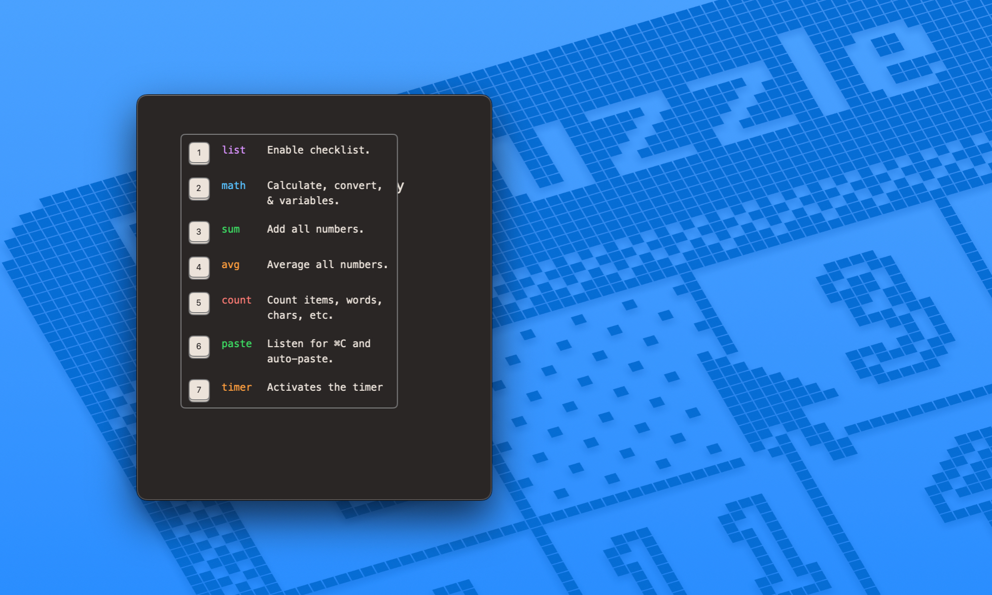 استدعاء عامل التشغيل في تطبيق Antinote لنظام macOS.