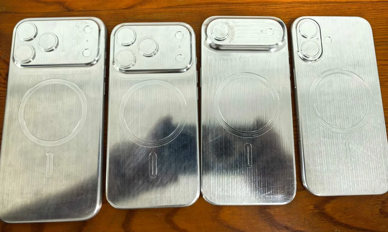 لقطة لوحدات iPhone 17 series الوهمية تستعرض التصميم الخلفي