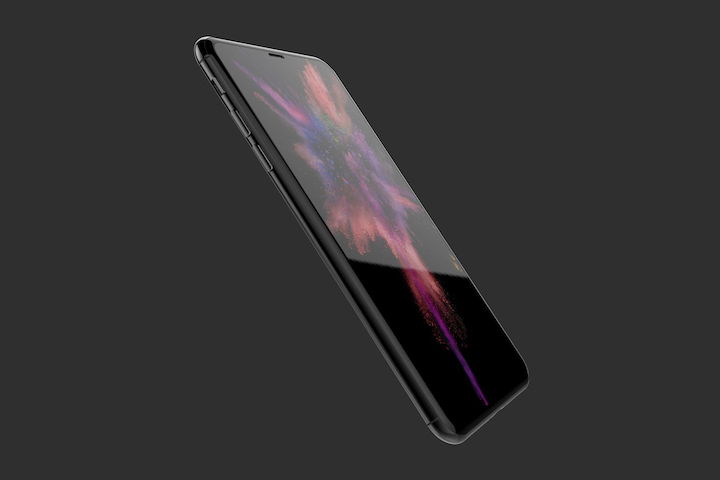 iPhone 8 dummy model running iOS 11