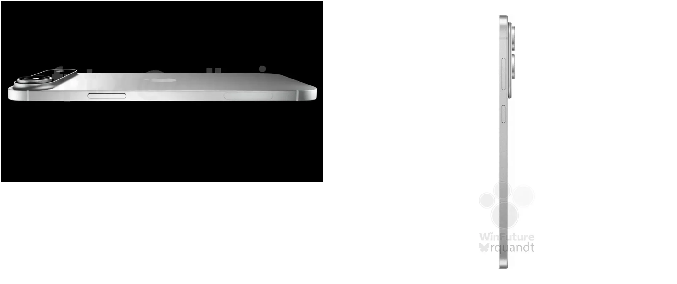 iPhone 17 Air vs Galaxy S25 Edge by the side. 