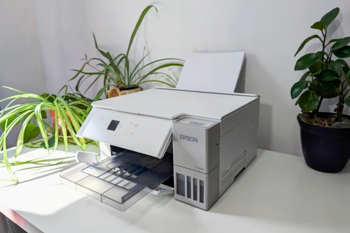 The Epson EcoTank ET-2980 is a compact and attractive printer.