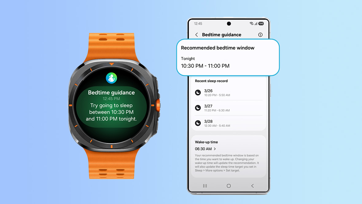 Samsung One UI 8 bedtime coach