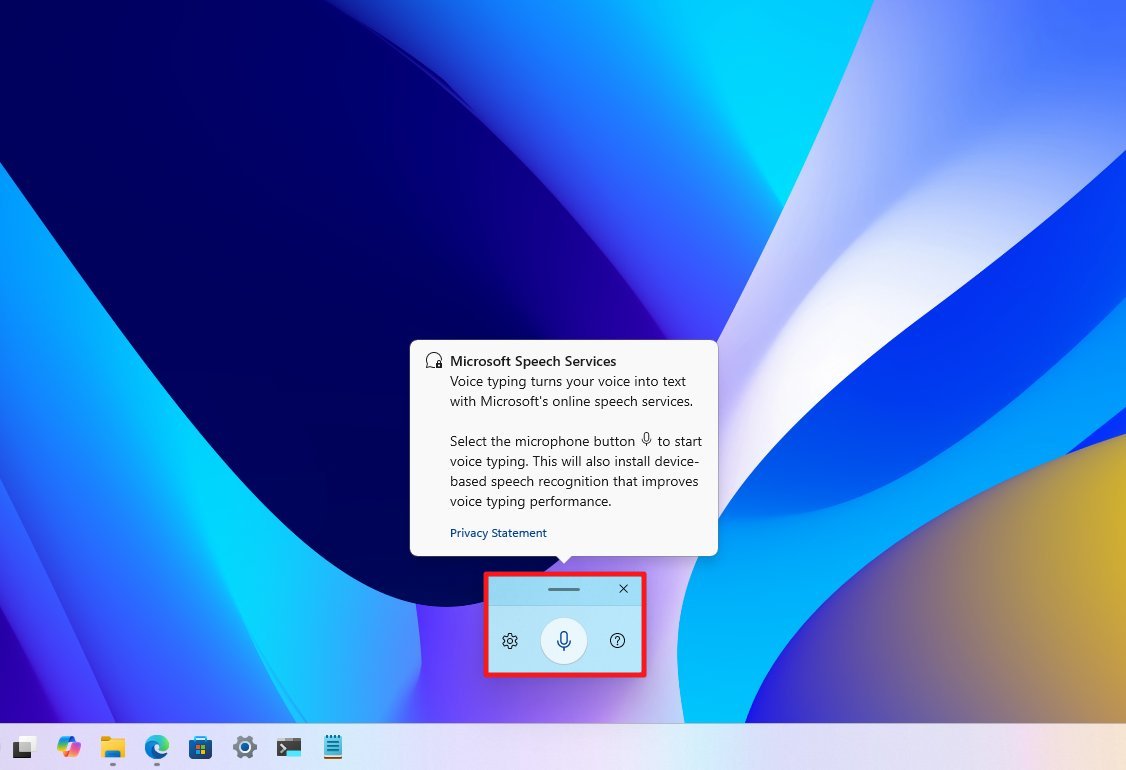 Voice Typing on Windows 11