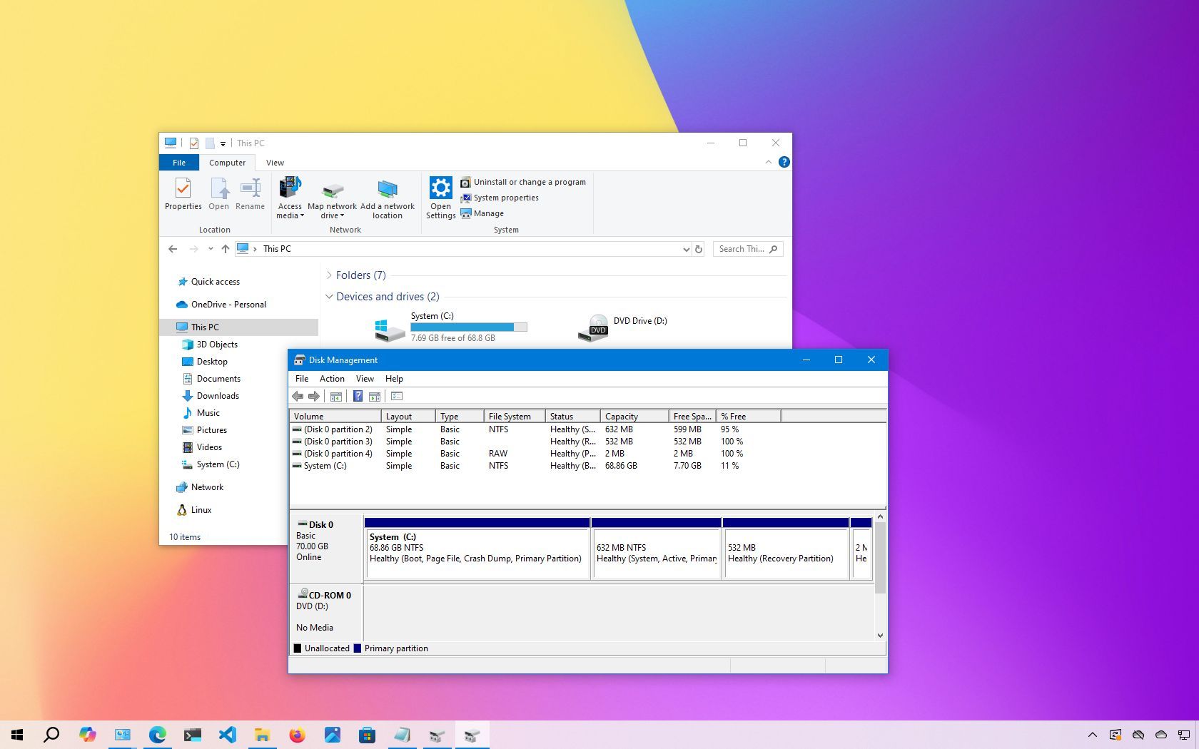إصلاح مشكلة عدم ظهور القرص في مستكشف الملفات