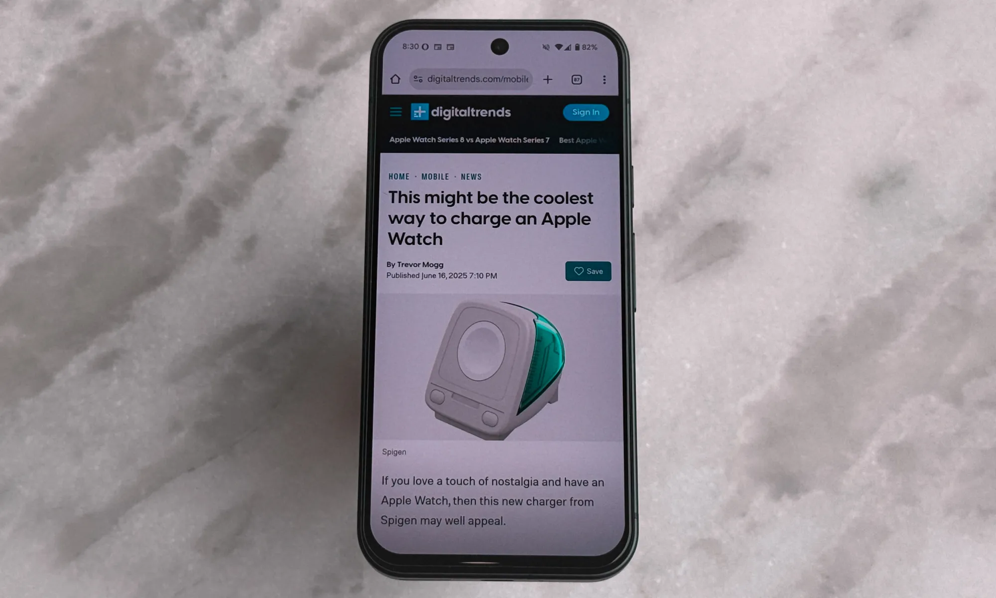 Google Pixel 9 لتصفح المواقع