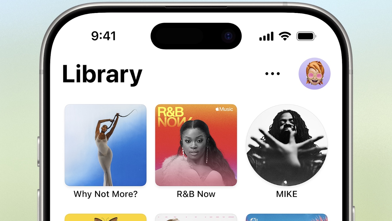 Pinned music in the Music App on iOS 26