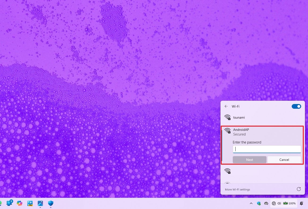 Windows 11 connect Android Hotspot