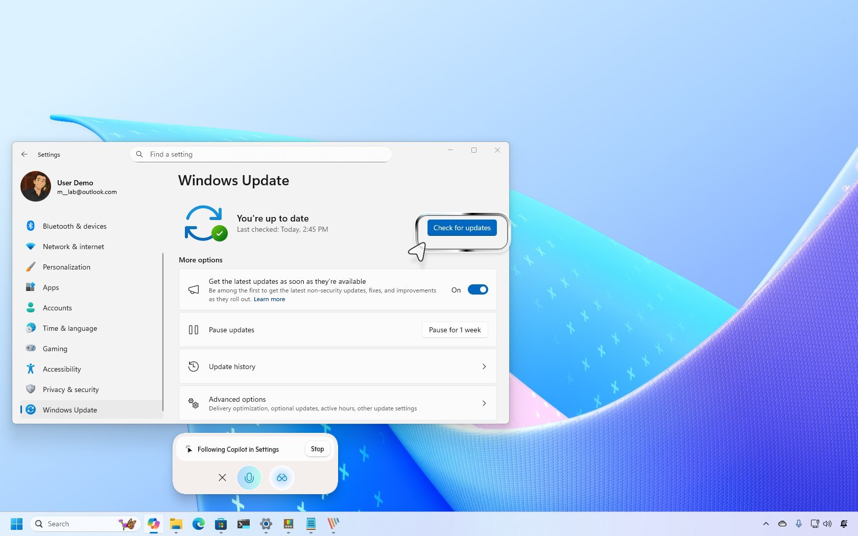 Windows 11 Copilot Vision