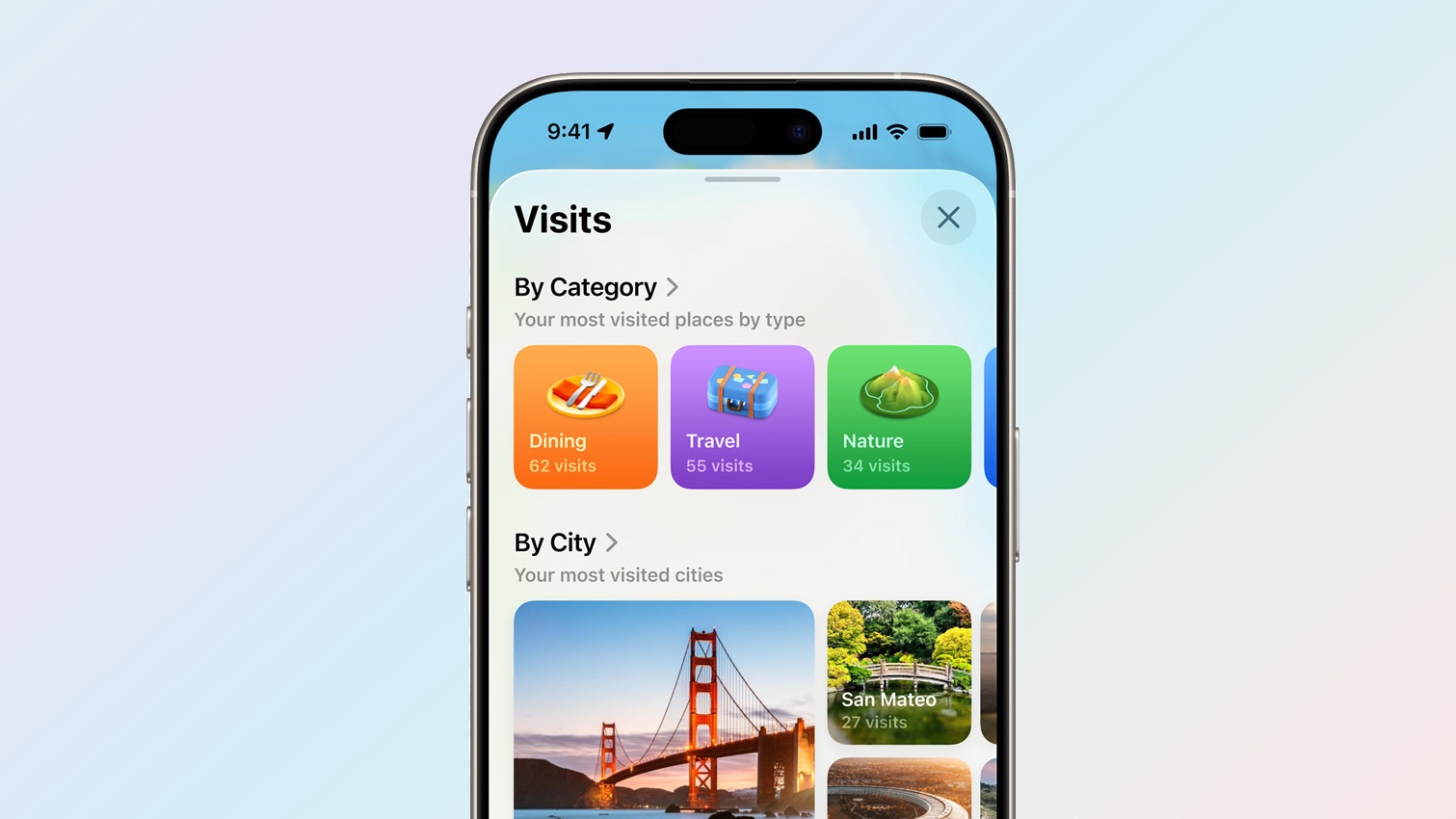 Visited Places in iOS 26 Maps