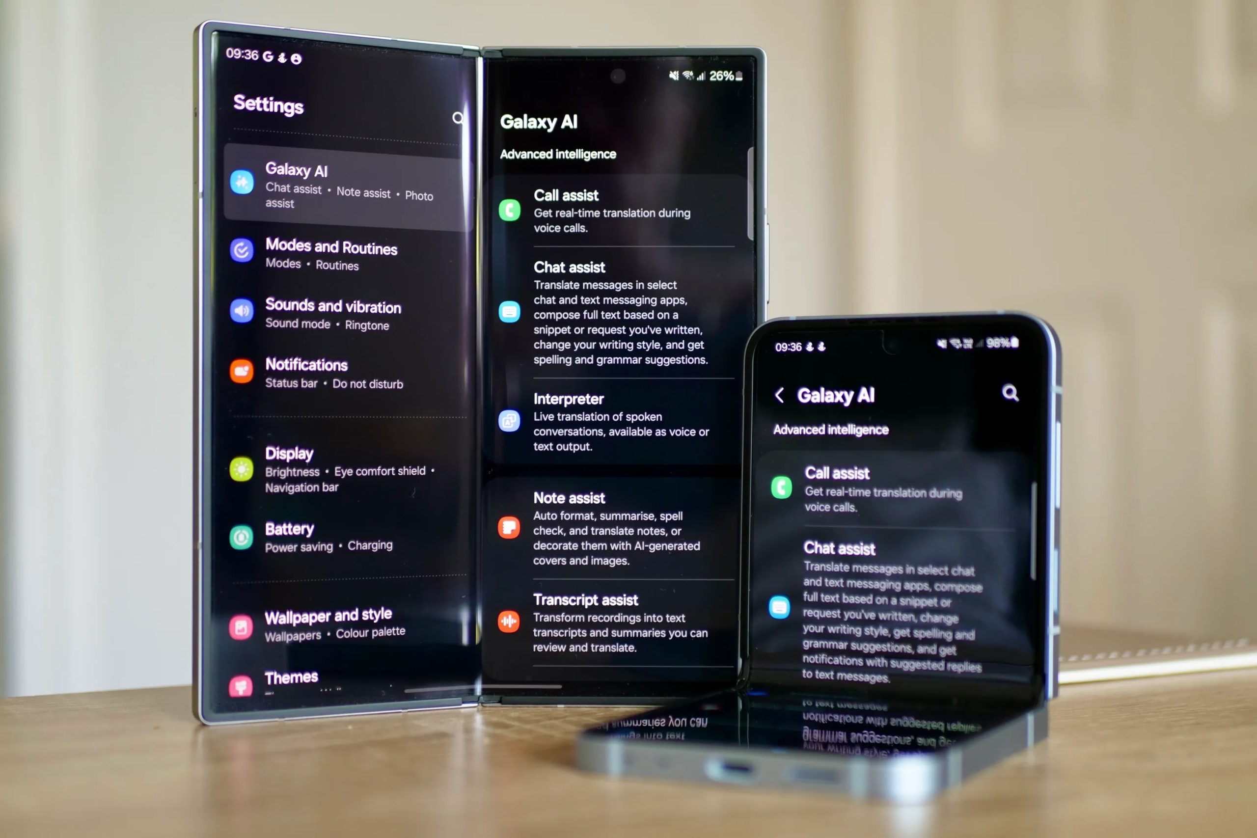 Samsung Galaxy AI on the Galaxy Z Fold 6 and Galaxy Z Flip 6.