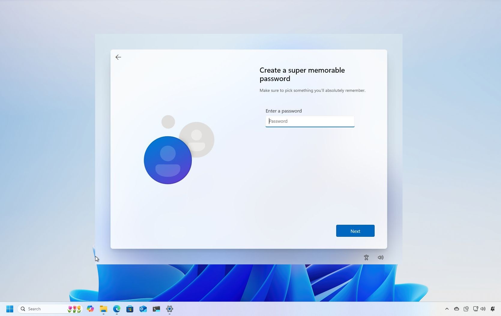 Windows 11 local account setup