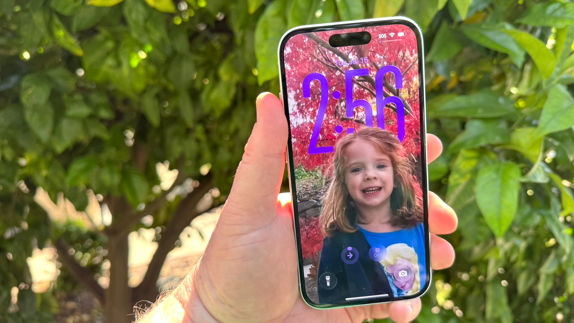 lock screen on an iPhone running iOS 26