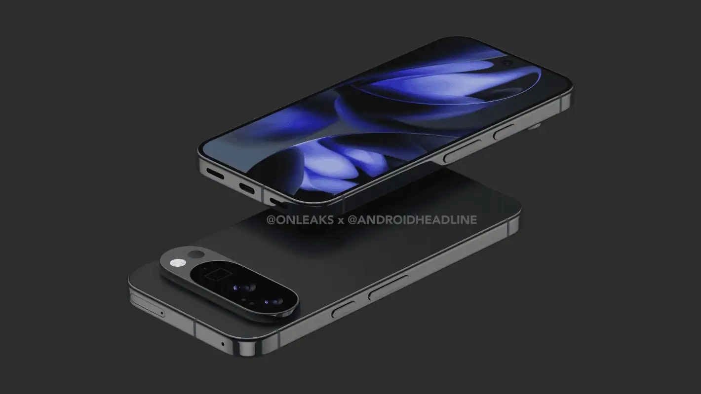 CAD renderings of the Google Pixel 10 Pro