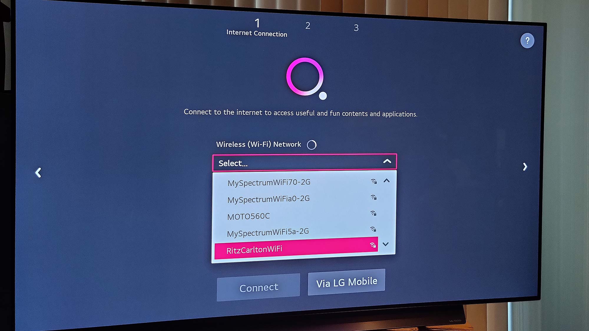 How to set up your LG TV