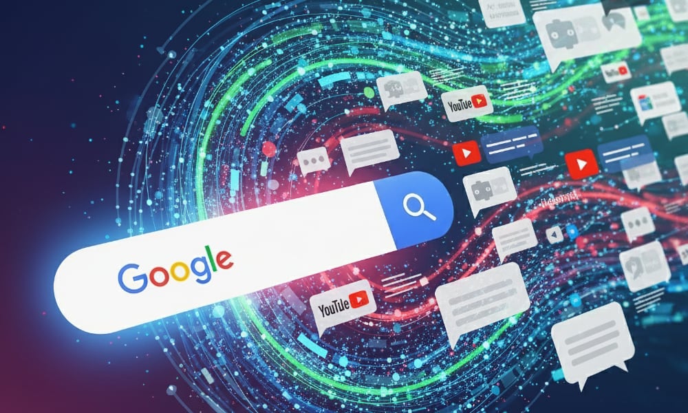 Google Search AI chatbots and YouTube
