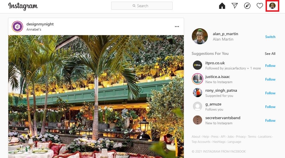 How to change your Instagram password or reset it — How to change your Instagram password on desktop