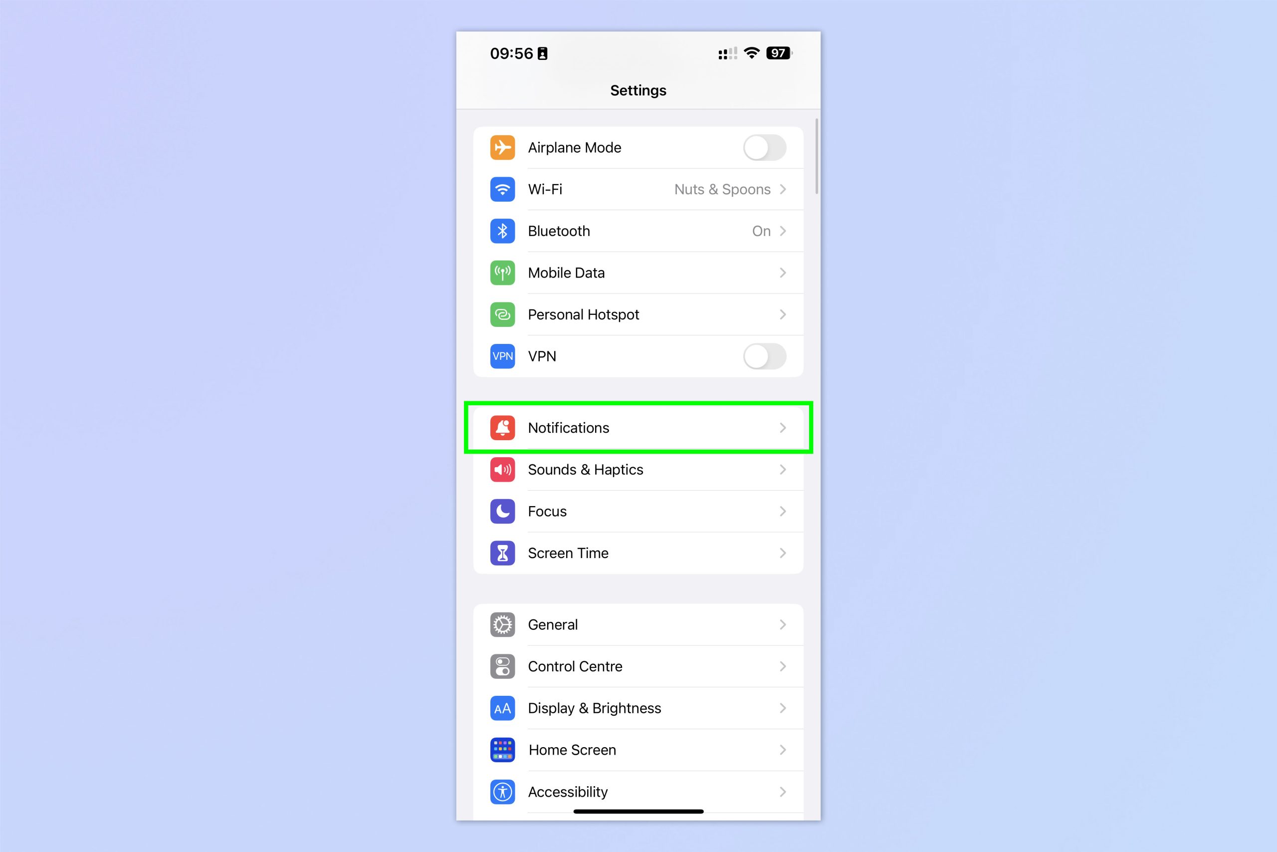 A screenshot showing how to disable emergency alerts on iPhone